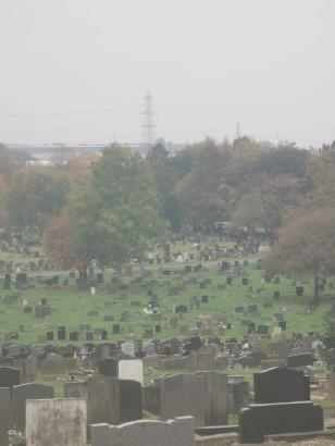 View northwards across Pathhead Feuars' Burial Ground, Kirkcaldy, Fife View northwards across Pathhead Feuars' Burial Ground, Kirkcaldy, Fife