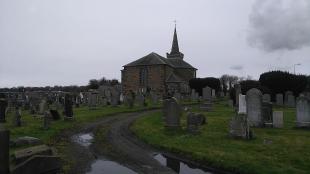 View across Abbotshall Church Cemetery, Kirkcaldy, Fife